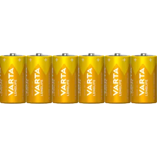 Baby-Batterie VARTA “Longlife“, Alkaline, Typ C, LR14, 1,5V, 6er Pack Baby-Batterie VARTA “Longlife“, Alkaline, Typ C, LR14, 1,5V, 6er Pack
