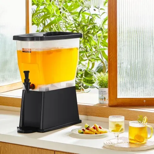 VEVOR Getränkespender, 11 L Wasserspender Getränkespender für Partys, Saftspender aus Kunststoff mit Standhahndeckel, Eistee-Limonadensaft-Wasserspender, für Restaurants, Hotels, Partys usw. – Bild 7