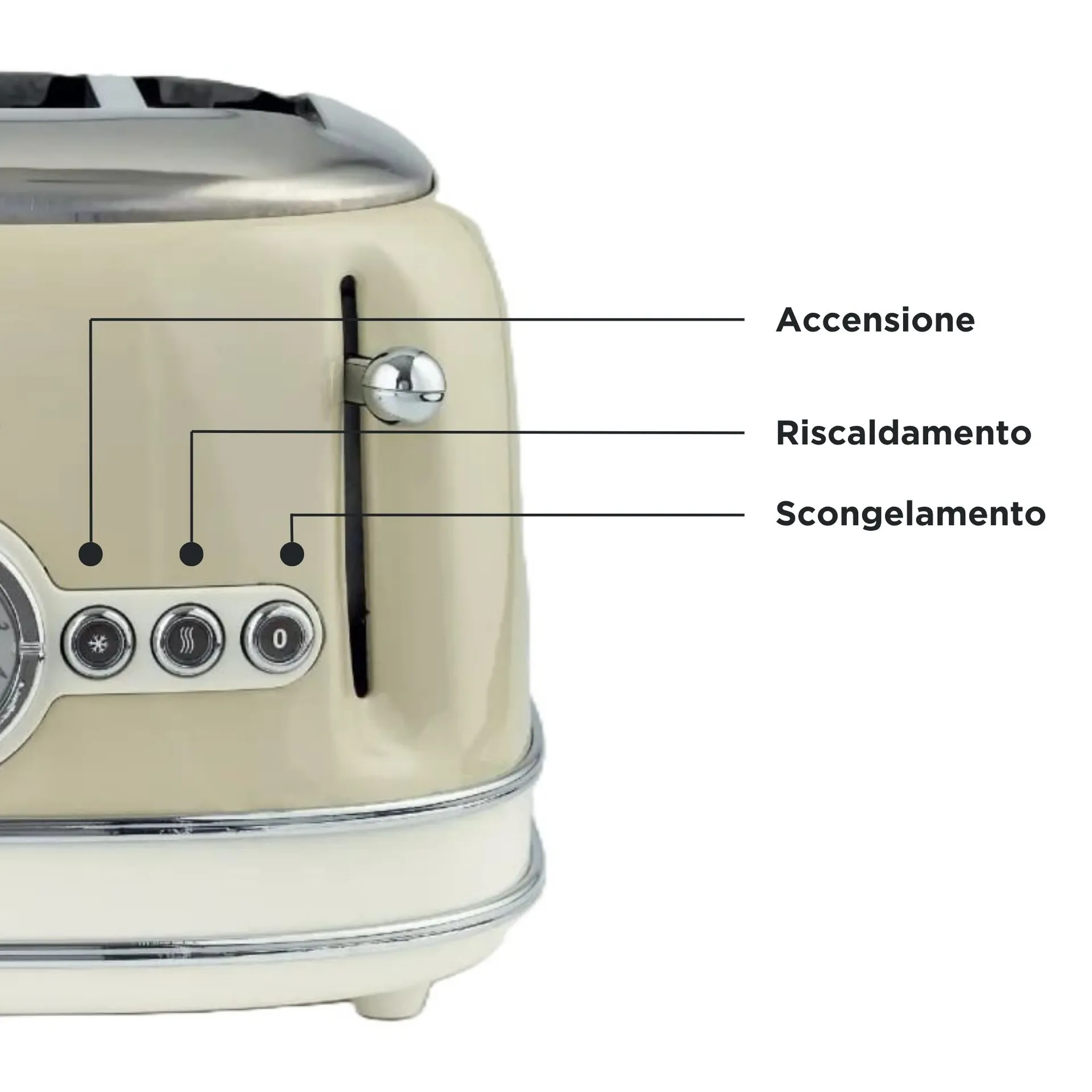 Ariete 0156/03 6 4 Scheibe(n) 1600 W Beige – Bild 3