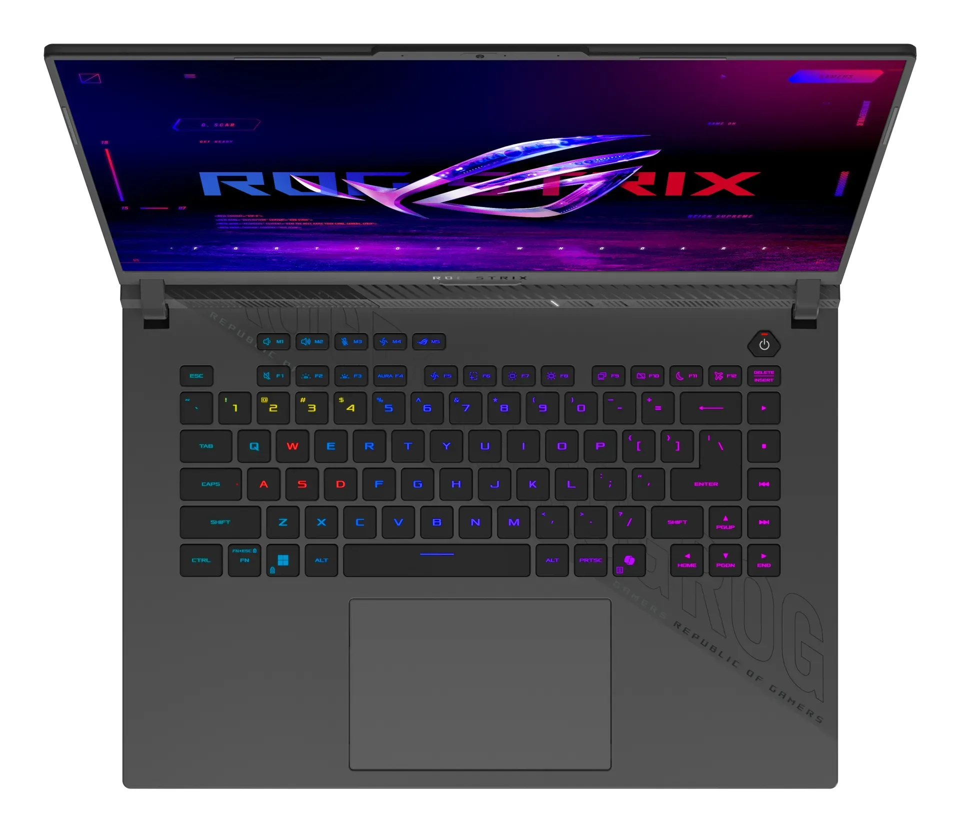 ASUS ROG Strix G16 G614PP-RV030W AMD Ryzen™ 9 8940HX Laptop 40,6 cm (16") WUXGA 32 GB DDR5-SDRAM 1 TB SSD NVIDIA GeForce RTX 5070 Wi-Fi 6E (802.11ax) Windows 11 Home Deutsch Grau – Bild 3