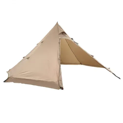 VEVOR Campingzelt für 4 Personen, tragbares Tipi-Zelt mit Ofenanschluss, Pyramidenzelt, leichte 4-Jahreszeiten-Schutzzelte zum Wandern, Angeln und Rucksackreisen, Größe M – Bild 8