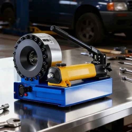 VEVOR Schlauch Crimper, Schlauch-Crimpwerkzeug mit 8 Matrizen & einem Crimpbereich von 6 bis 28 mm, für Niederdruck- & Hochdruck-Ölleitungen, Gas-/Wasser-/Klimaanlagenschläuche & Kabelverbindungen – Bild 7