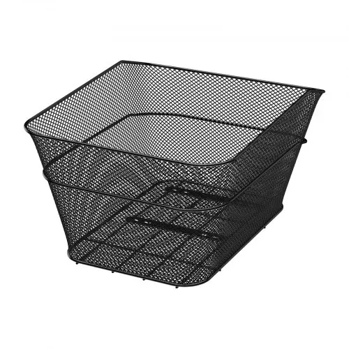 VEVOR Fahrradkorb Hinten 39x31x21 cm, Drahtgeflecht-Hinterradkorb mit Gepäcknetz & Abdeckung, Gepäckträgerkorb, passt auf die meisten Fahrradgepäckträger, Montagewerkzeug im Lieferumfang enthalten – Bild 9