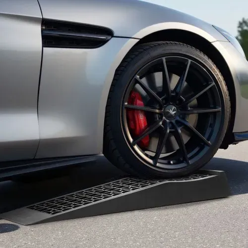 VEVOR Autorampen Auffahrrampen 2 Stk. 65 mm Hub, tragbare Auto-Servicerampen für Wartung in der Garage & Ölwechsel & Fahrzeuge mit niedrigem Fahrgestell 2268 kg (pro Rampe) belastbar Auffahrhilfe – Bild 7