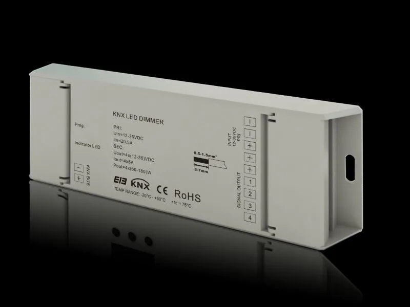 Synergy 21 LED Serie EOS 08 KNX Controller Dimmer 4*350mA Synergy 21 LED Serie EOS 08 KNX Controller Dimmer 4*350mA