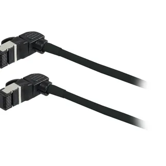 Patchkabel RJ45, CAT6A 500Mhz, 7.5m, schwarz, S/FTP, slimline rund d=4,5mm, TPE/LSZH(Superflex), AWG28, mit CAT7 Rohk., drehbarer Stecker, Synergy21 Patchkabel RJ45, CAT6A 500Mhz, 7.5m, schwarz, S/FTP, slimline rund d=4,5mm, TPE/LSZH(Superflex), AWG28, mit CAT7 Rohk., drehbarer Stecker, Synergy21