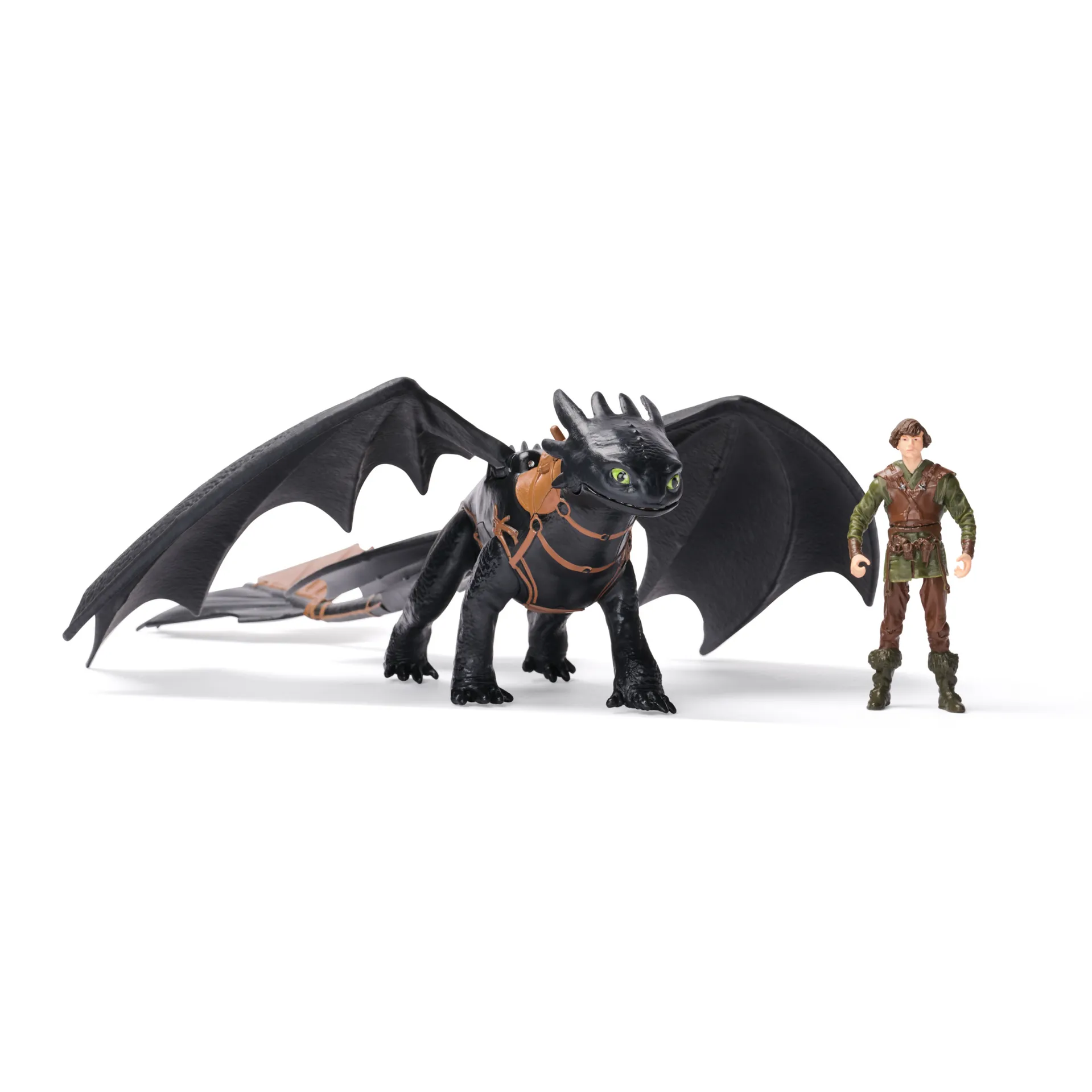 DreamWorks Dragons Drachenzähmen leicht gemacht - Wikinger & Drachen Actionfiguren-Set, Ohnezahn & Hicks – Bild 2