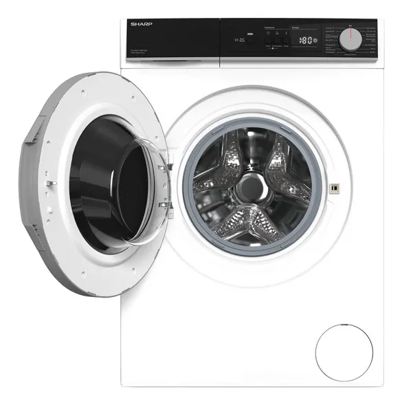 Sharp ES-NFA714BW1NA-DE Waschmaschine Frontlader 7 kg 1400 RPM Weiß – Bild 2