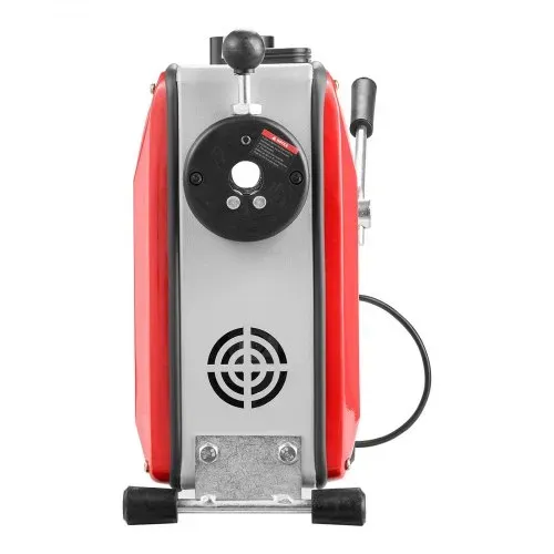VEVOR Elektrische Rohrreinigungsmaschine, 850W Abflussreiniger, 14,5m x 16mm, 14m x 22mm & 5m x 9,5mm Federkabel, 0,4m x 12mm flexible Feder & 11 Schneidern, für Rohre mit 50–200mm Durchmesser – Bild 10
