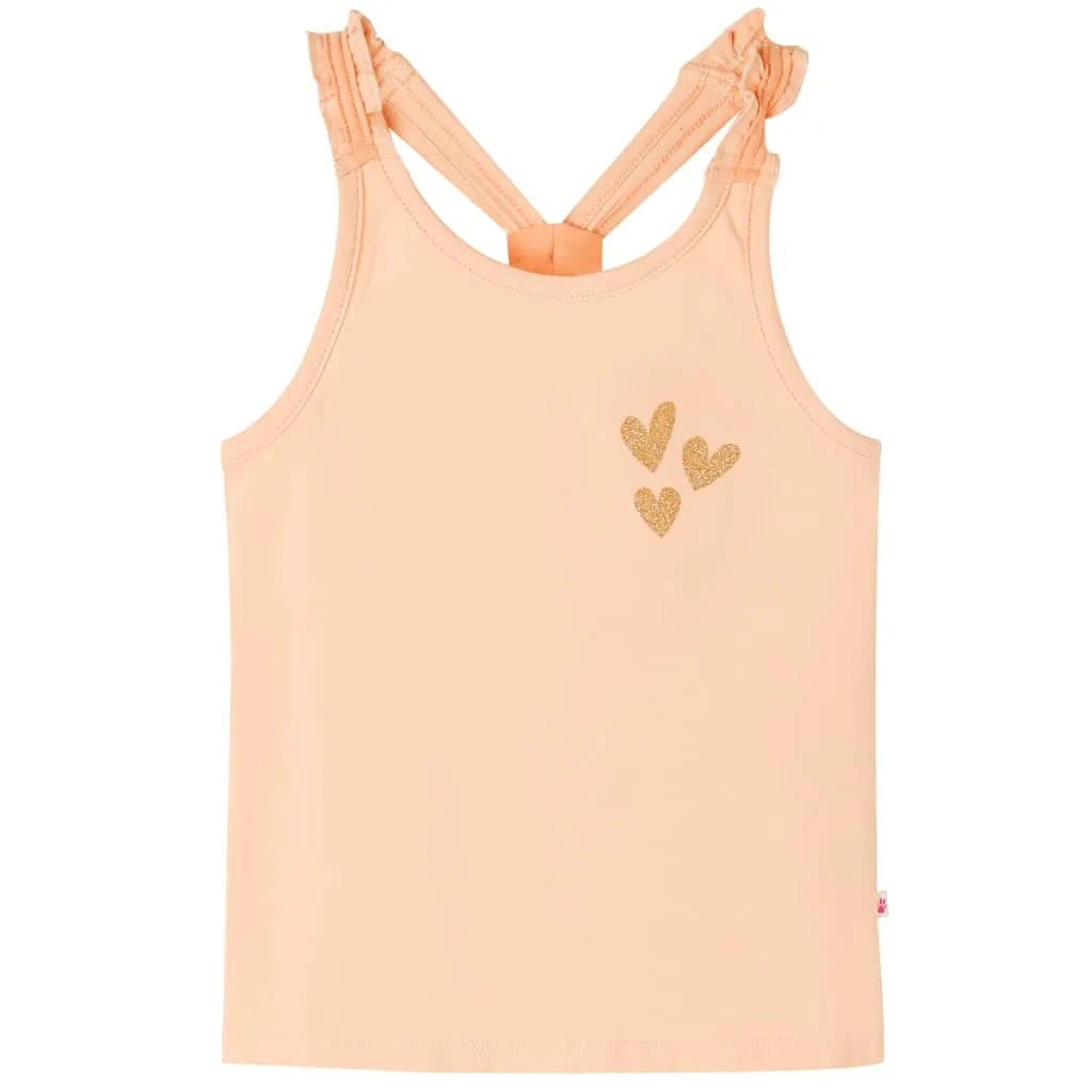 vidaXL Kinder-Tanktop Hellorange 92 vidaXL Kinder-Tanktop Hellorange 92