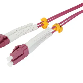LWL-2-Faser-Patchk. 0.25mtr.LC-LC, 50/125um,OM4, AD=2mm, flexible Knickschutztülle, Synergy 21 LWL-2-Faser-Patchk. 0.25mtr.LC-LC, 50/125um,OM4, AD=2mm, flexible Knickschutztülle, Synergy 21