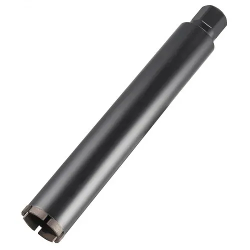 VEVOR Kernbohrer Bohrkrone φ 63,5 mm 356 mm Bohrtiefe, 1-1/4 Zoll-7 Innengewinde, Hochpräzisions-Schweißtechnologie, Nass-Diamantkernbohrer Kernlochbohrer für Stahlbeton Ziegel Mauerwerk – Bild 10