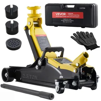 VEVOR Hydraulischer Rangierwagenheber 2,5 t Tragkraft, Flacher Wagenheber aus Stahl mit Einkolben-Schnellhubpumpe & SUV-Adaptern, Autoheber für Limousinen, 85–320 mm Hubbereich, Rennwagenheber VEVOR Hydraulischer Rangierwagenheber 2,5 t Tragkraft, Flacher Wagenheber aus Stahl mit Einkolben-Schnellhubpumpe & SUV-Adaptern, Autoheber für Limousinen, 85–320 mm Hubbereich, Rennwagenheber