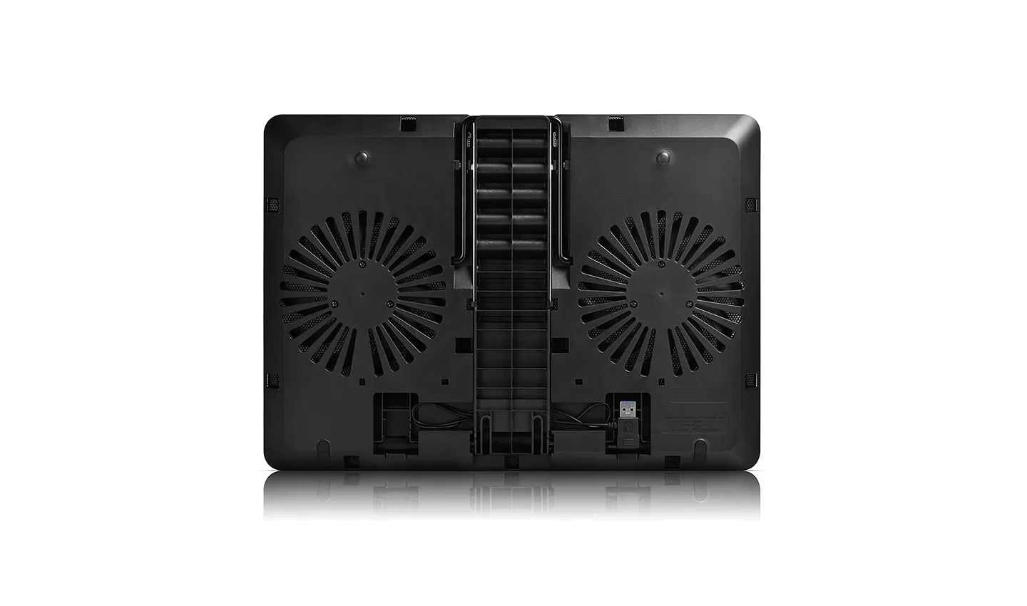 DeepCool U PAL Llaptop-Kühlpad 39,6 cm (15.6") 1000 RPM Schwarz – Bild 3