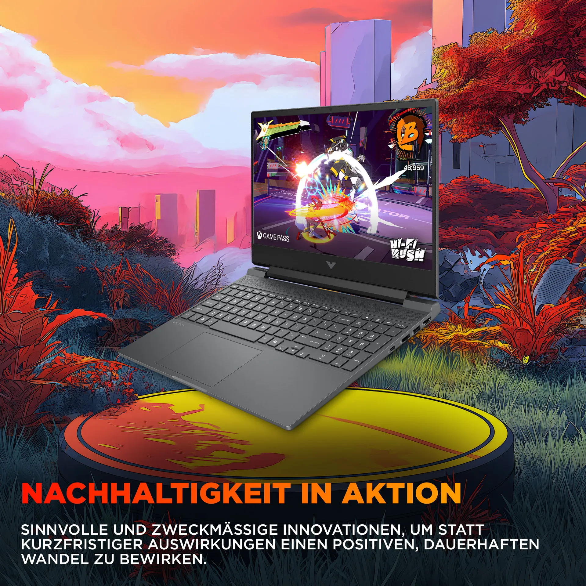 HP Victus Gaming 15-fa2160ng Intel® Core™ i5 i5-13420H Laptop 39,6 cm (15.6") Full HD 24 GB DDR5-SDRAM 512 GB SSD NVIDIA GeForce RTX 5050 Wi-Fi 6 (802.11ax) Windows 11 Home Schwarz – Bild 7