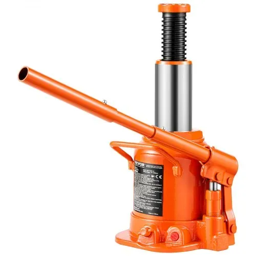 VEVOR Hydraulischer Wagenheber 20 t Stempelwagenheber Flaschenwagenheber mit 175-320 mm Hubbereich und 3-teiligem langem Griff, für Auto Pickup Lkw Wohnmobil Autoreparatur Industrietechnik – Bild 8