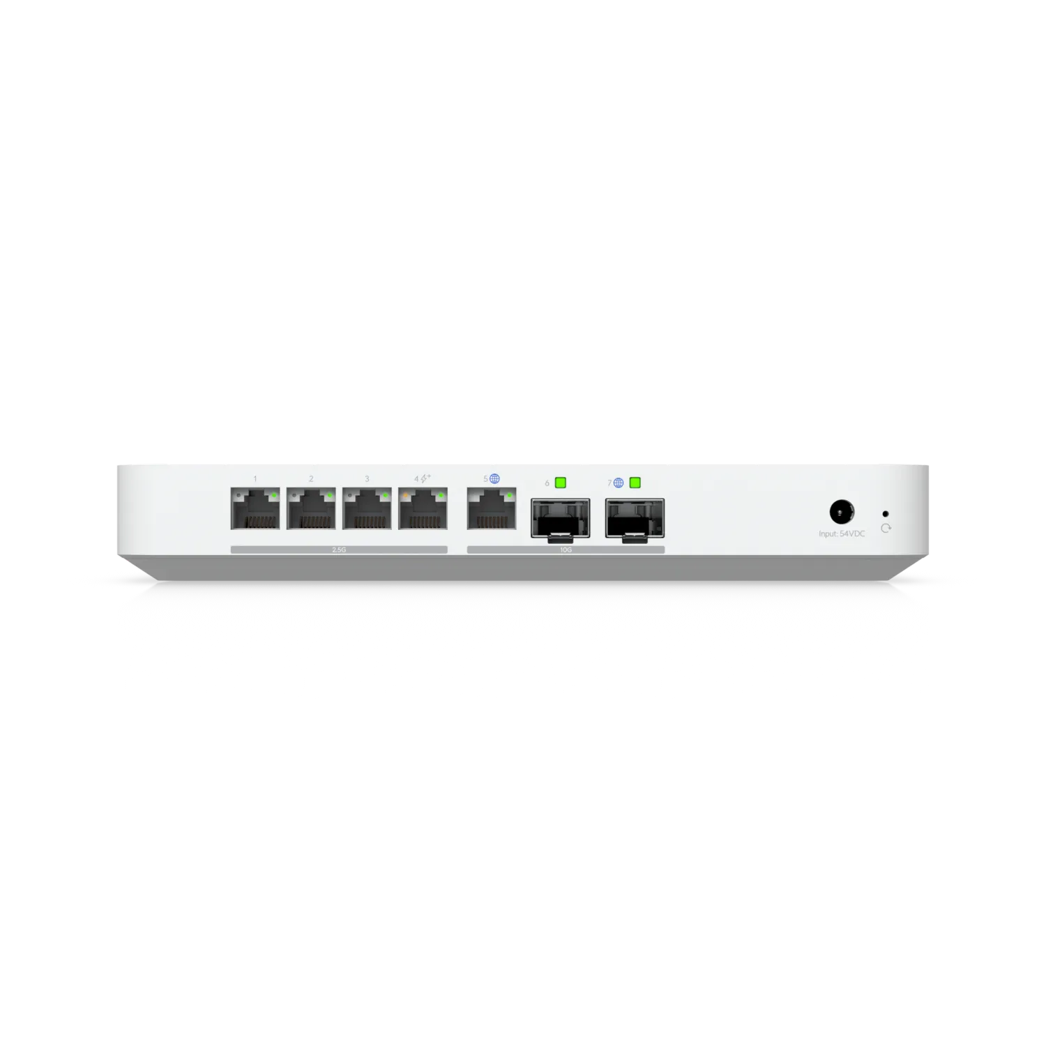 Ubiquiti UniFi Gateway Fiber • 5 Gbps • 1x 10GbE • 4x 2.5GbE • 1x PoE+ • 2x SFP+ • UXG-Fiber – Bild 2