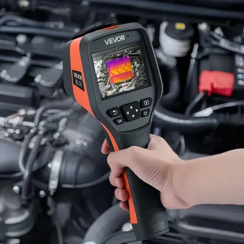 VEVOR Wärmebildkamera, 256 x 192 IR-Auflösung, Wärmebildgerät mit 2 MP visueller Kamera, 25 Hz Bildwiederholrate Infrarot-Imager mit 3,5 Zoll Touchscreen, -20 °C bis 550 °C, WLAN-Unterstützung – Bild 7
