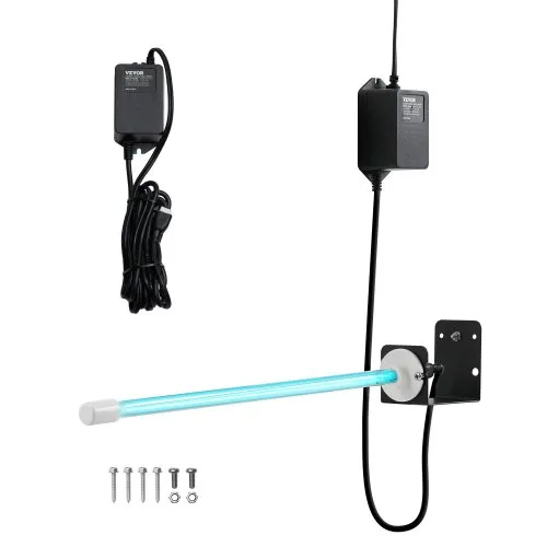 VEVOR HVAC-Luftreiniger, 25 W, 254 nm, UV-UVC-Licht-Spulenreiniger mit Magnet im Kanal für AC-Kanäle (Klimaanlagen), Luftwäscher mit 1 Ersatzbirne, HVAC-UV-Lampen, Air-Purifier für Klimaanlagen VEVOR HVAC-Luftreiniger, 25 W, 254 nm, UV-UVC-Licht-Spulenreiniger mit Magnet im Kanal für AC-Kanäle (Klimaanlagen), Luftwäscher mit 1 Ersatzbirne, HVAC-UV-Lampen, Air-Purifier für Klimaanlagen
