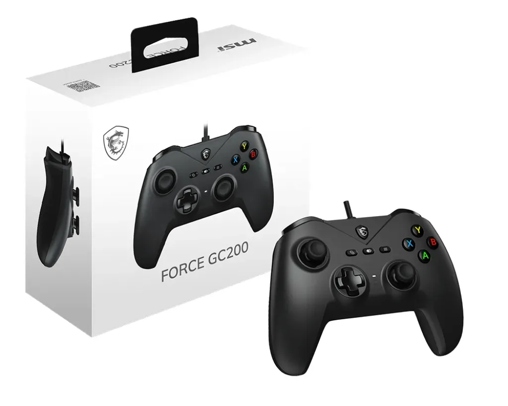 MSI FORCE GC200 Gaming-Controller Schwarz USB Gamepad Analog / Digital Android, PC – Bild 5