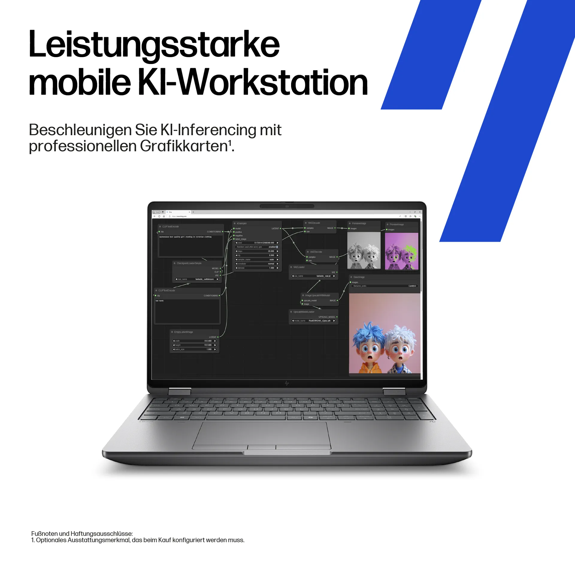 HP ZBook Fury G1i Intel Core Ultra 7 40,6 cm (16") WUXGA 32 GB DDR5-SDRAM 1 TB SSD Wi-Fi 7 (802.11be) Windows 11 Pro AI Workstation, AI PC Silber – Bild 6