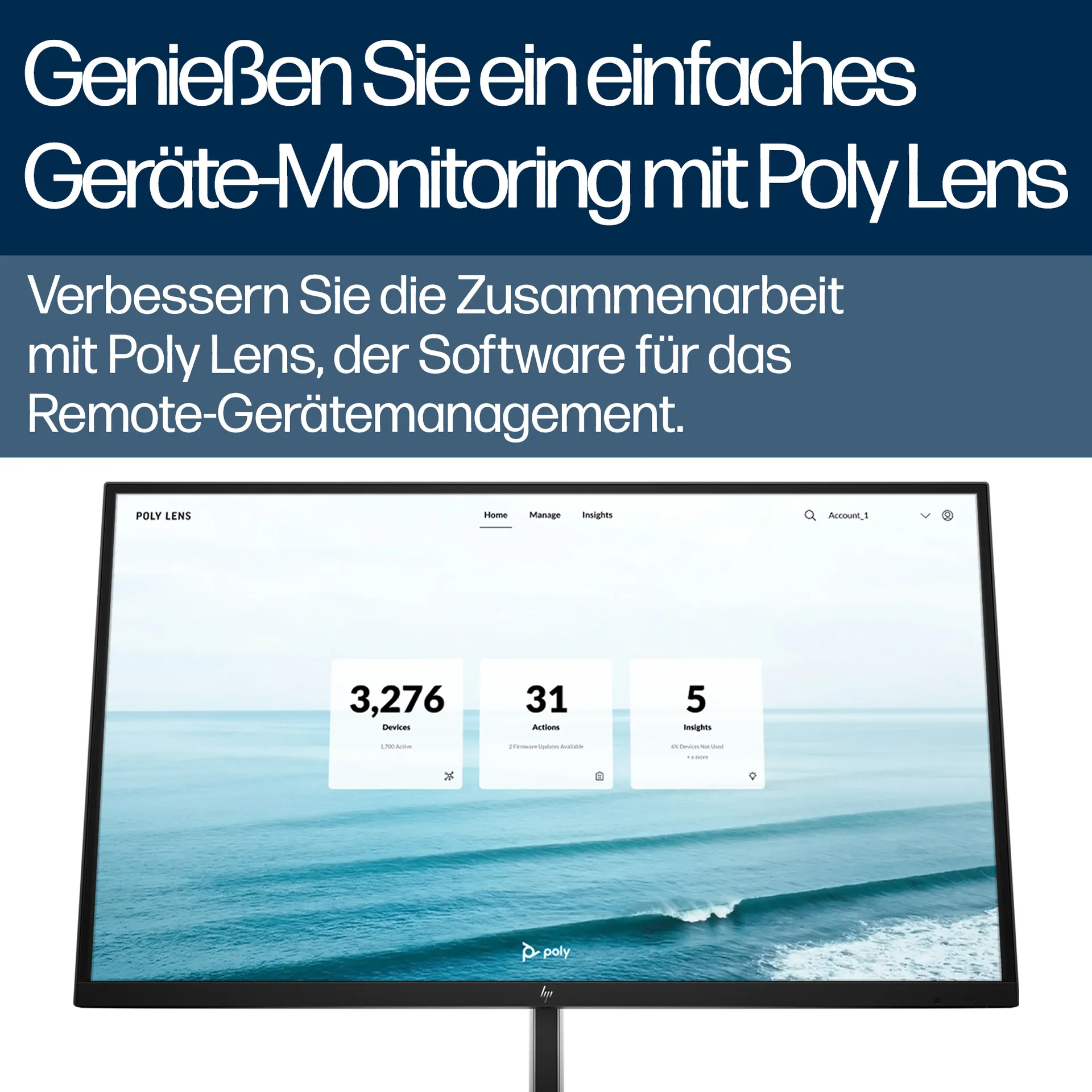 HP Poly Studio V72 USB-Videobar – Bild 5