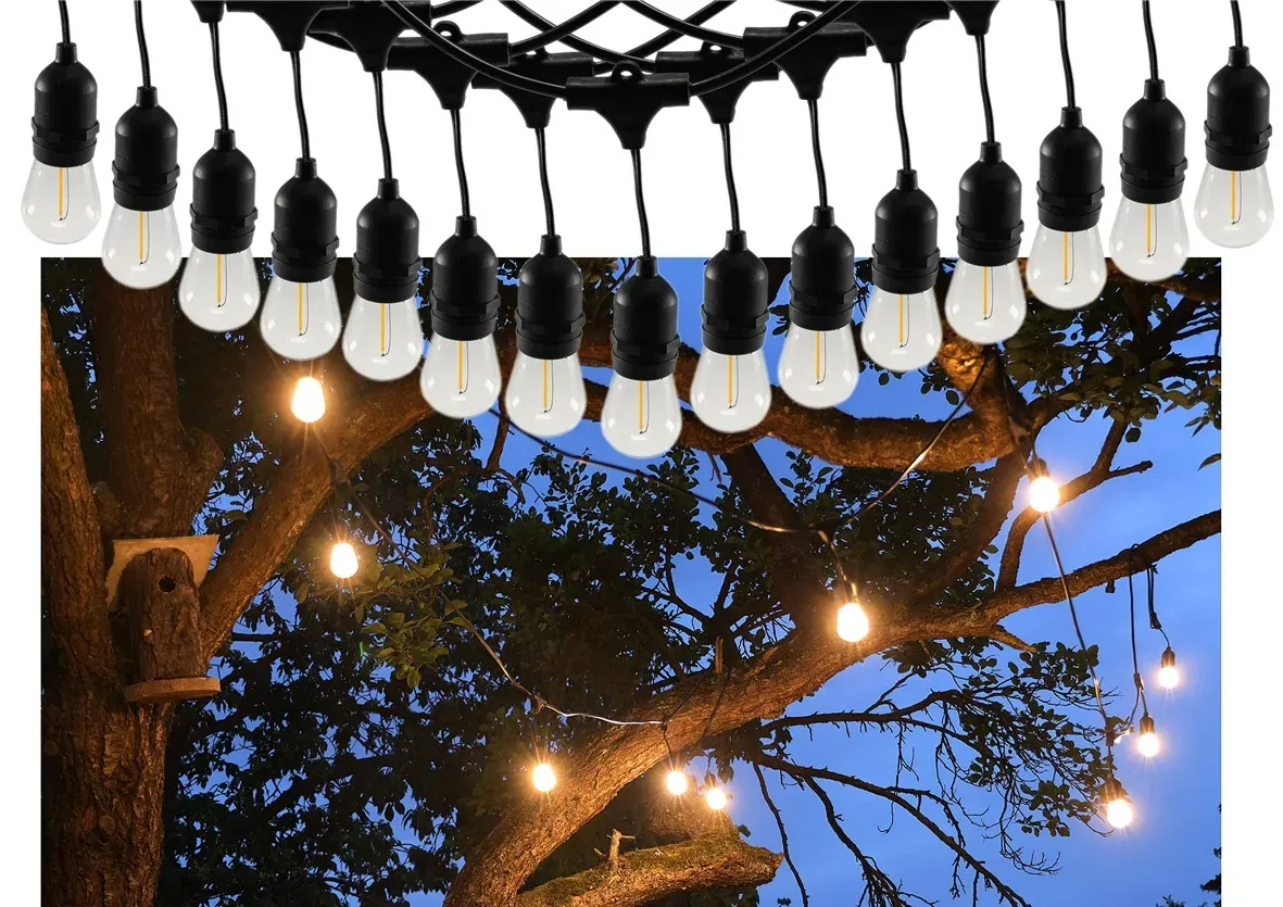 Biergarten-Lichterkette “CT-BGL 15” 1,5 + 12,5m, 15x Filamentlampe 0,8W Biergarten-Lichterkette “CT-BGL 15” 1,5 + 12,5m, 15x Filamentlampe 0,8W