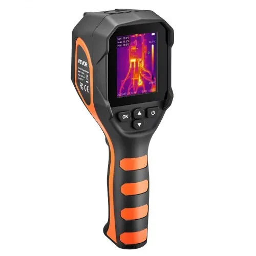 VEVOR Wärmebildkamera, 320 x240 TISR Superauflösung, handheld Thermokamera mit 2MP visueller Kamera, 256 x 192 IR-Auflösung, 25 Hz Bildwiederholfrequenz, -20 °C bis 450 °C, 4 Bildmodi und 6 Farbpaletten – Bild 8