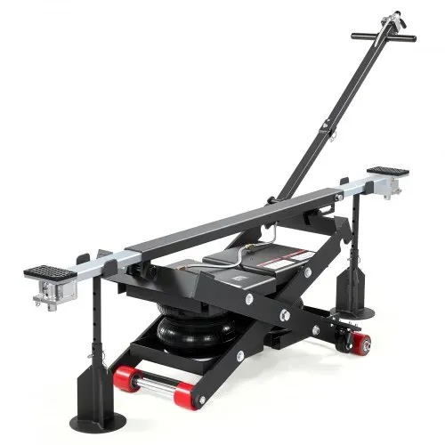 VEVOR Air Tragbare Hebebühne 3 t Tragkraft, max. 55 cm Hubhöhe, verstellbare tragbare Lufthebebühne mit Airbag & Stützfüßen & Radkeilen & Gummipads, robust für Limousinen, SUVs und Pickups – Bild 10