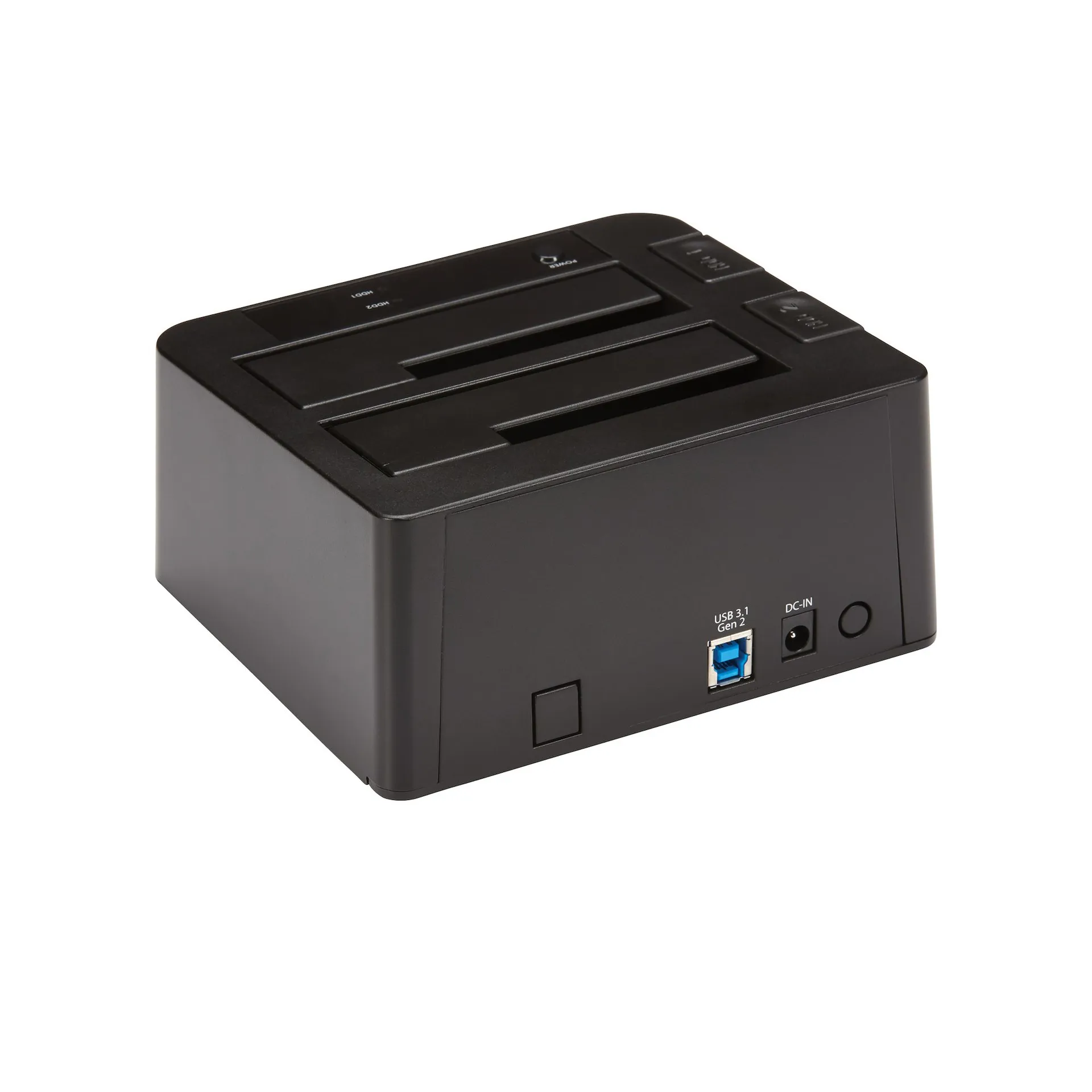 StarTech.com USB 3.1 (10 Gbit/s) Dual-bay Festplatten Dockingstation für 2,5" / 3,5" SATA SSD / HDD – Bild 3