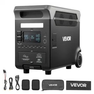 VEVOR tragbare Powerstation 3600 W, 3840 Wh, Solargenerator mit 10 Ausgangsanschlüssen, 6 einstellbarer Eingangsleistung, LiFePO4-Batterie-Backup (Solarpanel NICHT im Lieferumfang enthalten) VEVOR tragbare Powerstation 3600 W, 3840 Wh, Solargenerator mit 10 Ausgangsanschlüssen, 6 einstellbarer Eingangsleistung, LiFePO4-Batterie-Backup (Solarpanel NICHT im Lieferumfang enthalten)
