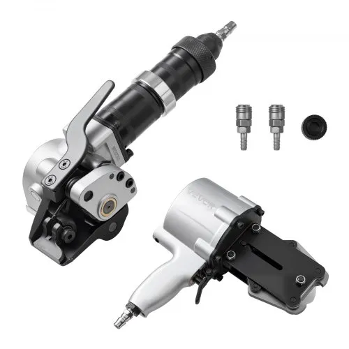 VEVOR Pneumatische Umreifungsmaschine, 8500 N Spannkraft, Metall-Umreifungswerkzeug, Spanner & Schneide-/Versiegelungsgerät für 32 mm breite Metallbänder, Spaltballenpresse für Verpackungen VEVOR Pneumatische Umreifungsmaschine, 8500 N Spannkraft, Metall-Umreifungswerkzeug, Spanner & Schneide-/Versiegelungsgerät für 32 mm breite Metallbänder, Spaltballenpresse für Verpackungen