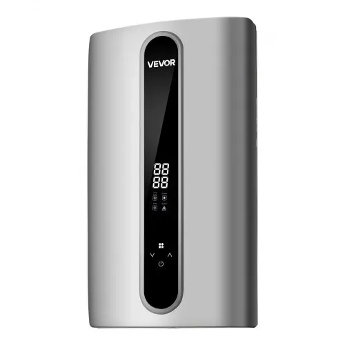 VEVOR Elektronischer Durchlauferhitzer 18 kW Warmwasserbereiter 3-Phasig, Warmwasserbereiter für Dusche Bad & Küche, ABS-Gehäuse, Aluminiumguss-Heizelement, 30-55°C Einstellbar, LED-Touch-Bedienung – Bild 9