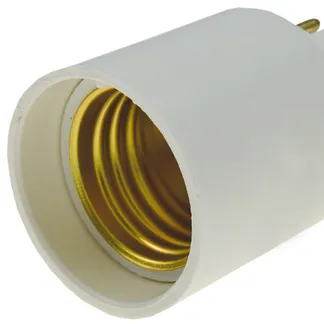 Lampensockel-Adapter, Kunststoff G24 auf E27, G24 universal d1,d2,d3 Lampensockel-Adapter, Kunststoff G24 auf E27, G24 universal d1,d2,d3