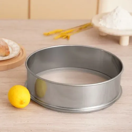 VEVOR Mehlsieb mit feiner Masche, 80-Maschen-Mehlsieb, 304 Edelstahl-Feinmaschiges Sieb in Lebensmittelqualität, Durchmesser 12,6 Zoll, feinmaschiges Sieb zum Backen, Maschenöffnung in 5 Größen für Mungobohnen, Reis, Mehl, Perlenpulver – Bild 7