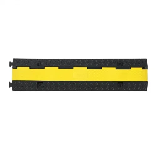 VEVOR 1005 mm Kabelbrücke, 9979 kg, 2-Kanal (32x31 mm) Überfahrschutz aus Gummi, Stolperschutz, Bodenabdeckungen, für Bereiche mit hoher Schwelle, Zuhause, Büro, Lager, 1 Stück – Bild 10