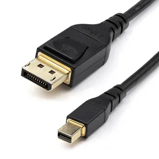 StarTech.com 2m VESA-zertifiziertes Mini DisplayPort auf DisplayPort 1.4 Kabel – 8K 60Hz HBR3 HDR – Super UHD mDP auf DP 1.4 Kabel – Slim (34 AWG) Ultra HD 4K 120Hz – Monitor/Video Kabel StarTech.com 2m VESA-zertifiziertes Mini DisplayPort auf DisplayPort 1.4 Kabel – 8K 60Hz HBR3 HDR – Super UHD mDP auf DP 1.4 Kabel – Slim (34 AWG) Ultra HD 4K 120Hz – Monitor/Video Kabel