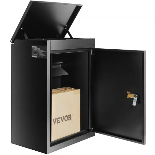 VEVOR Paketbriefkasten 39x27x52,2cm Paketbox 0,8mm verzinkter Stahl Paketkasten mit Zahlenschloss Briefkasten Paketfach 15-20kg Gewichtskapazität Standbriefkasten 34,6×19,8x50cm Lieferschlitz VEVOR Paketbriefkasten 39x27x52,2cm Paketbox 0,8mm verzinkter Stahl Paketkasten mit Zahlenschloss Briefkasten Paketfach 15-20kg Gewichtskapazität Standbriefkasten 34,6×19,8x50cm Lieferschlitz