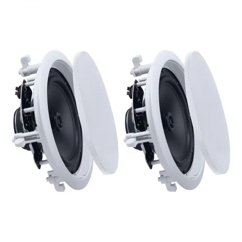 VEVOR Deckenlautsprecher 203,2 mm 1 Paar, Runde 2-Wege-Lautsprecher mit HiFi-Klang und 150 W Spitzenleistung, Lautsprecher für Feuchte Umgebungen, Bad, Küche und Überdachte Veranden, Deckeneinbau VEVOR Deckenlautsprecher 203,2 mm 1 Paar, Runde 2-Wege-Lautsprecher mit HiFi-Klang und 150 W Spitzenleistung, Lautsprecher für Feuchte Umgebungen, Bad, Küche und Überdachte Veranden, Deckeneinbau