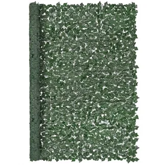VEVOR Sichtschutzzaun aus Efeu, 2440 x 1830 mm, künstliche Pflanzenwand, Efeuzaun mit verstärkter Verbindung, künstliche Hecken mit Weinblättern als Dekoration für Garten, Hof, Balkon oder Terrasse VEVOR Sichtschutzzaun aus Efeu, 2440 x 1830 mm, künstliche Pflanzenwand, Efeuzaun mit verstärkter Verbindung, künstliche Hecken mit Weinblättern als Dekoration für Garten, Hof, Balkon oder Terrasse
