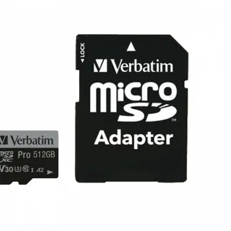 Verbatim 47046 Speicherkarte 512 GB MicroSDXC UHS-I Klasse 10 Verbatim 47046 Speicherkarte 512 GB MicroSDXC UHS-I Klasse 10