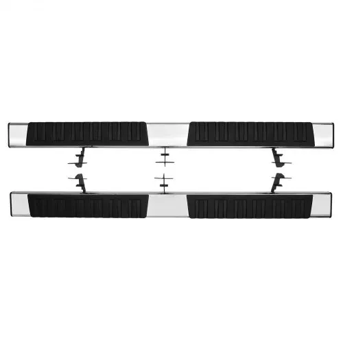 VEVOR Trittbretter Kompatibel mit 2009-2018 Dodge Ram 1500/2010-2023 Ram 2500/3500 (einschließlich 2019-2023 Classic) Crew Cab, 201 Edelstahl-Seitentrittbretter 227 kg, 152,4 mm, 2 Stück – Bild 10