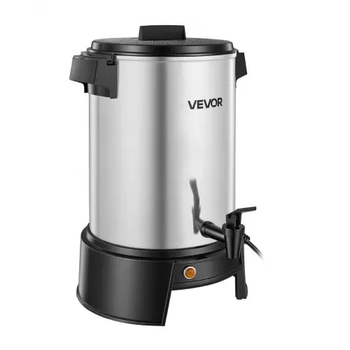 VEVOR Gewerbliche Kaffeemaschine, 30 Tassen, 4,5 l Heißgetränkespender mit tropffreiem Wasserhahn, 1190 W Schnellbrüh-Kaffeemaschine, automatische Temperaturregelung, für Catering, Partys, Kirchen und Restaurants – Bild 9
