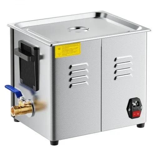 VEVOR 10 L Ultraschallreiniger, professionelle Ultraschallreinigungsmaschine mit Reinigungskorb & Digitalanzeige, 180 W Edelstahl 40 kHz Industrielle Reinigungsmaschine für Teile Vergaser Instrumente – Bild 9