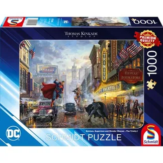 Thomas Kinkade Studios: DC – Batman, Superman and Wonder Woman – The Trinity, Puzzle Thomas Kinkade Studios: DC – Batman, Superman and Wonder Woman – The Trinity, Puzzle