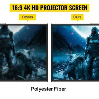 VEVOR 16:9 Beamer Leinwand Stativ 4K HD Rolloleinwand 160 Grad Betrachtungswinkel Projektionsleinwand 244x137cm Präsentationswand 279,4cm Diagonale Stativleinwand für Heimkino Tagungsraum Hochzeiten VEVOR 16:9 Beamer Leinwand Stativ 4K HD Rolloleinwand 160 Grad Betrachtungswinkel Projektionsleinwand 244x137cm Präsentationswand 279,4cm Diagonale Stativleinwand für Heimkino Tagungsraum Hochzeiten
