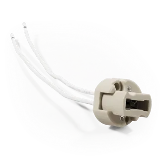 Lampenfassung McShine, G9, rund, für Hochvoltlampen, max. 230V/75W Lampenfassung McShine, G9, rund, für Hochvoltlampen, max. 230V/75W