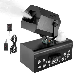 VEVOR Schneemaschine, 2000 W, Swing-Schneemaschine mit 5-L-Tank, kabelgebundene & kabellose Fernbedienung zur Schneeflockenherstellung, Kunstschneemaschine für Weihnachtsfeiern, Hochzeitsbühneneffekte VEVOR Schneemaschine, 2000 W, Swing-Schneemaschine mit 5-L-Tank, kabelgebundene & kabellose Fernbedienung zur Schneeflockenherstellung, Kunstschneemaschine für Weihnachtsfeiern, Hochzeitsbühneneffekte
