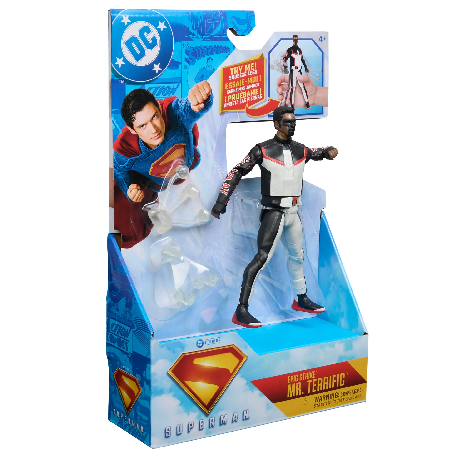 DC Comics Superman - 15cm Mr.Terrific Deluxe Action-Figur – Bild 7