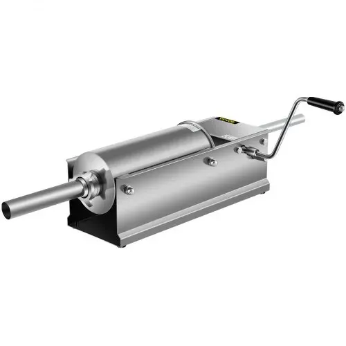VEVOR Wurstfüller 5L Fleischwölfe Wurstmaschine Wurstfüllmaschine Horizontal Edelstahl Wurstspritze – Bild 9